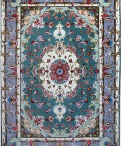 Tappeto Tabriz ordito seta 157 x 96cm - 1672