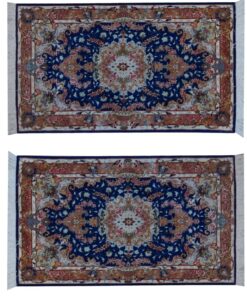 Tappeti Tabriz blu coppia cm 130 x 78 - 7767
