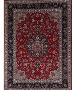 Tappeto Tabriz fondo rosso 217 x 157cm - 8922