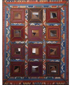 Tappeto Online 34 Patchwork effetto velluto2 199x155cm - 9218