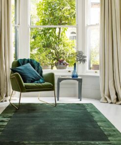 Alternative view of Tappeto Asiatic Ascot Verde S0030
