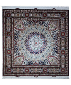 Tappeto Online 18 Tappeto Quadrato Tabriz Cupola 205x200cm - 8995