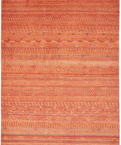 Tappeto Online 44 Tappeto Moderno Afghano annodato a mano 221x156 Z478855